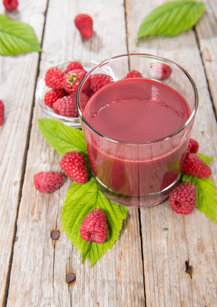 Jus de framboise