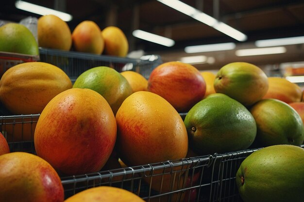 Le jus de mangue de l'allée de l'épicerie