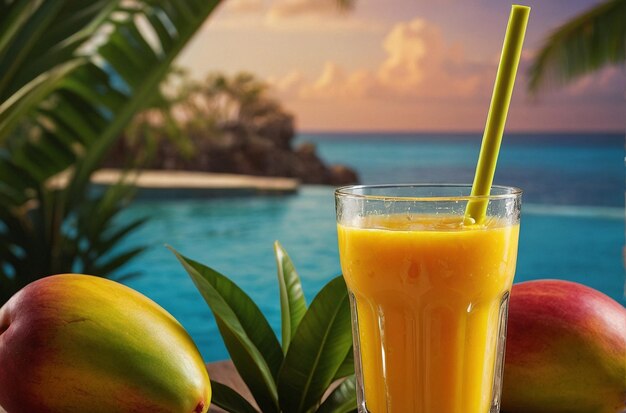 Le jus de mangue de Bliss Tropical est un délice