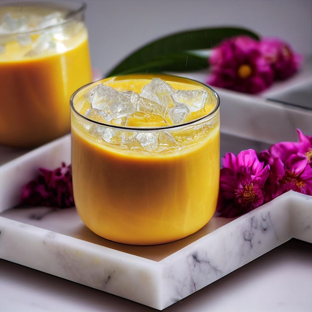 Le jus de mangue