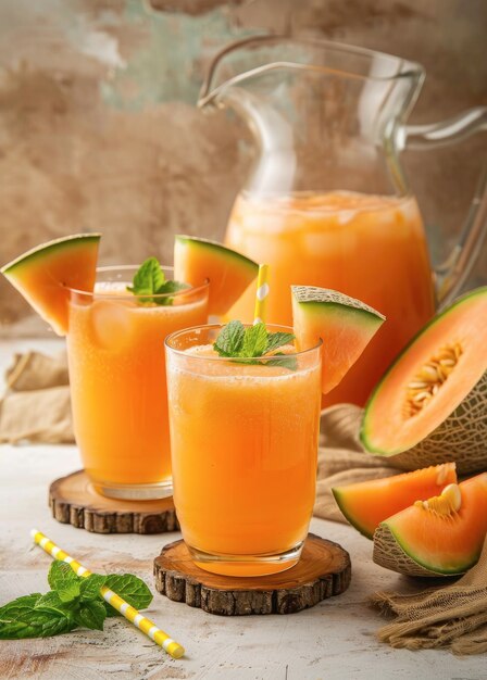 Jus de melon frais