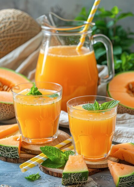 Jus de melon frais