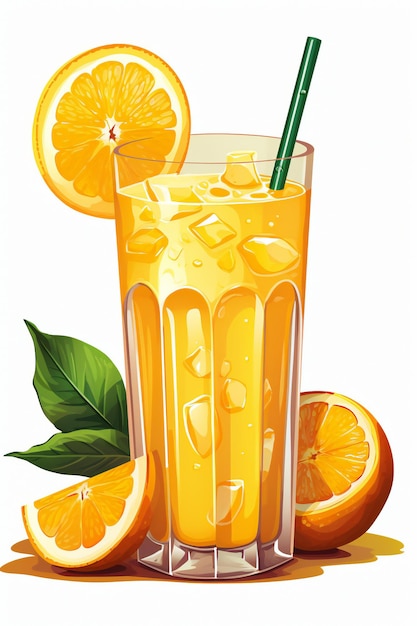 Le jus d'orange Clipart