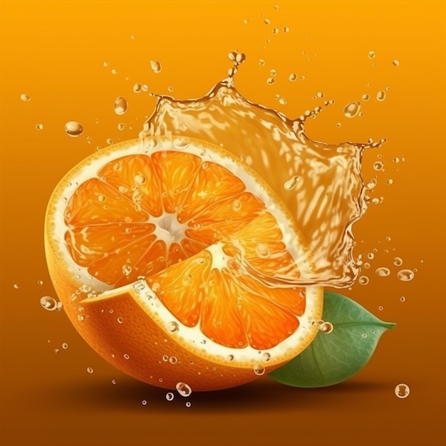 Le jus d'orange est un fruit qui est pressé