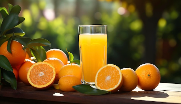 Jus d&#39;orange frais