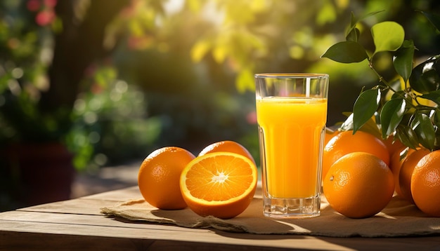 Jus d&#39;orange frais