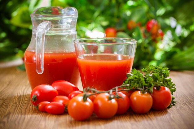 Le jus de tomate