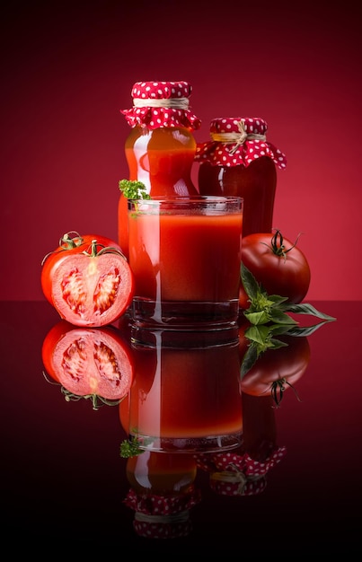 Jus de tomates fraîches