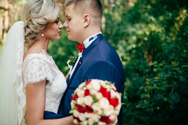 « Just married bout du nez à la pointe du nez. »