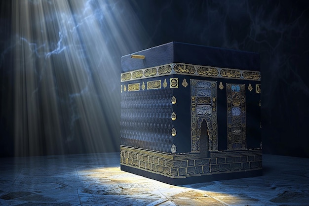 La Kaaba est un rayon de lumière qui brille sur elle.