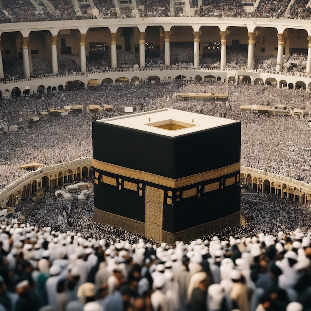 Photo kaaba à la mecque en arabie saoudite