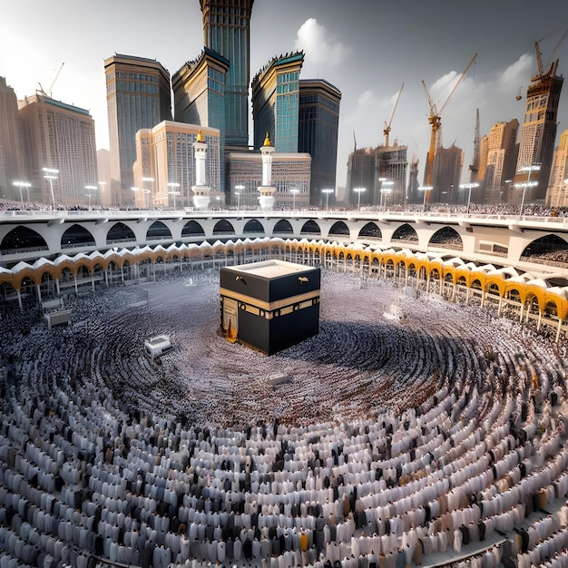 La Kaaba sainte à La Mecque en Arabie saoudite