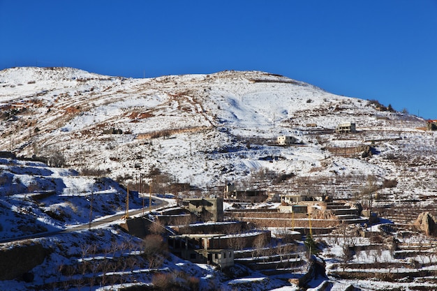 Kadisha Valley dans les montagnes du Liban