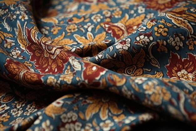 kalamkari chinz kani chemise abstraite ajrakh ikat bloc batik imprimé imprimé numérique textile