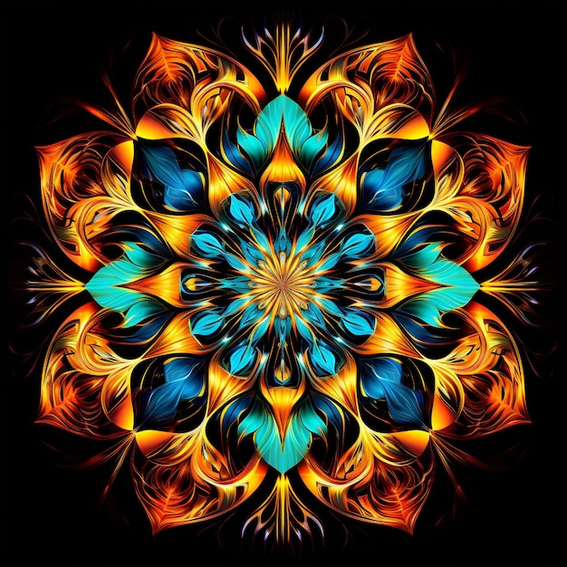 Kaléidoscope fractal