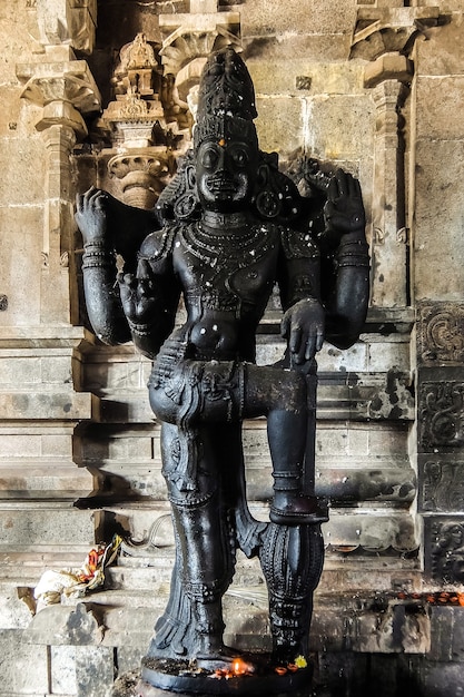 Kanchipuram Inde Vue du temple Sri Ekambaranathar à Kanchipuram Détails de l'architecture