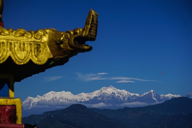 Photo kangchenjunga, le troisième plus haut sommet du monde