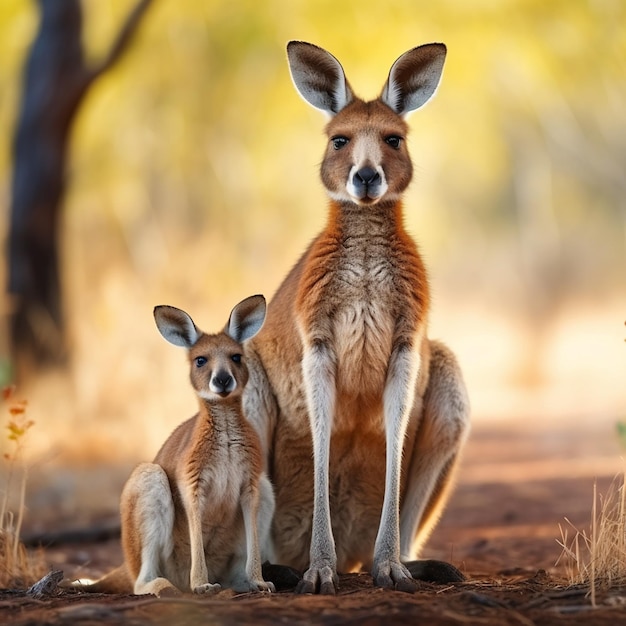 Un kangourou australien