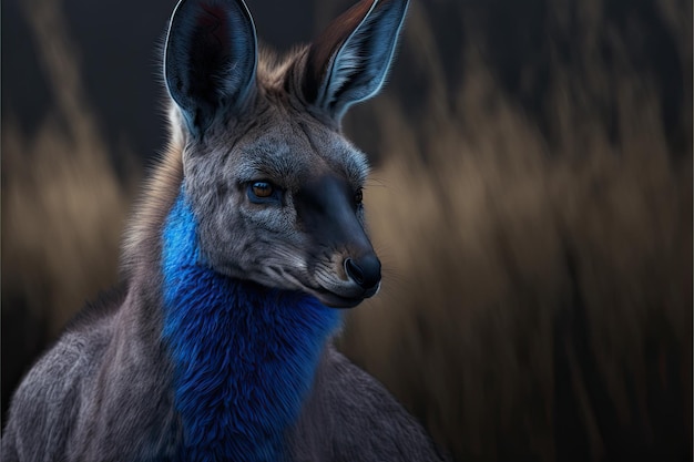 Kangourou bleu