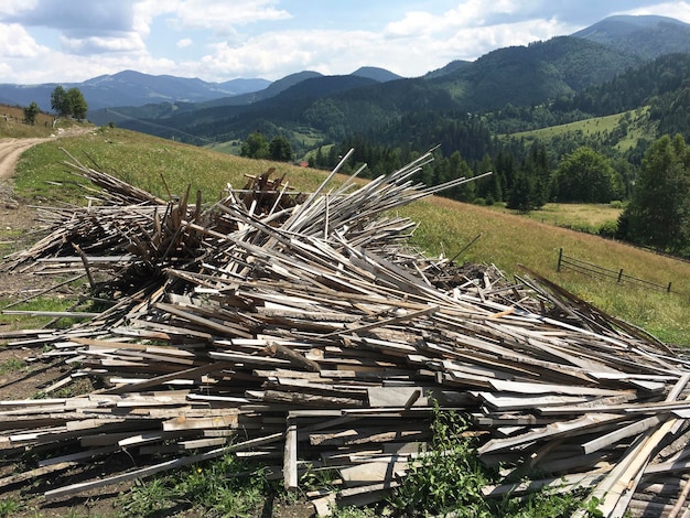 Karpaty est un endroit pittoresque des montagnes en Ukraine