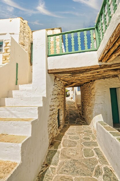 Kastro dans le village de Chora Folegandros