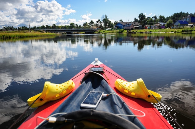 Kayak en Carélie