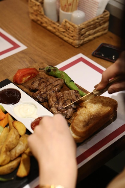 Kebab du Ramadan traditionnel turc et arabe