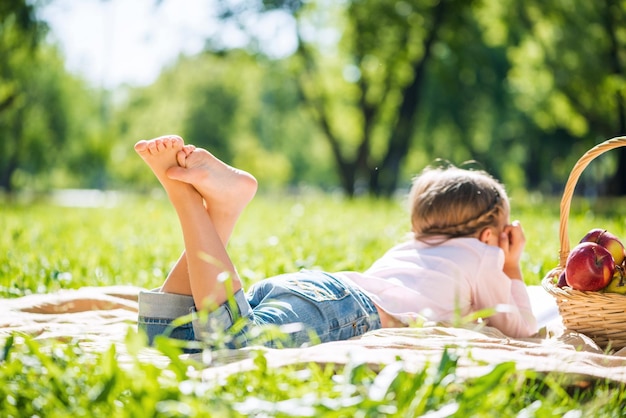 Kid dans le parc