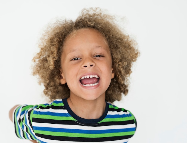 Kid Enfance Gens Race Émotif Studio Shoot