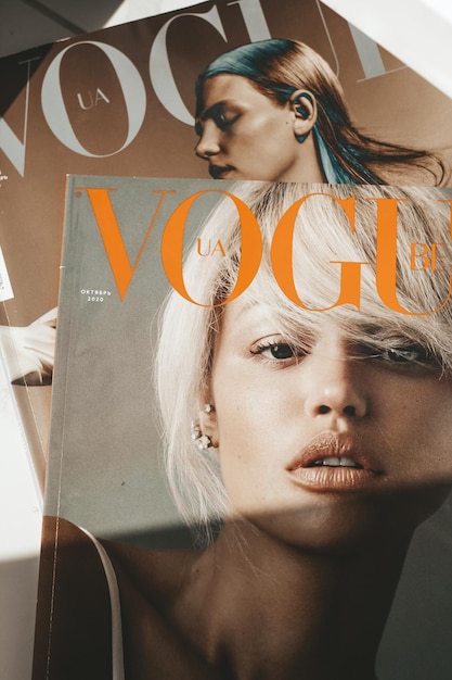 Photo kiev ukraine 30 mars 2023 contenu du blog de la boutique vogue