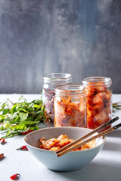 Kimchi apéritif coréen