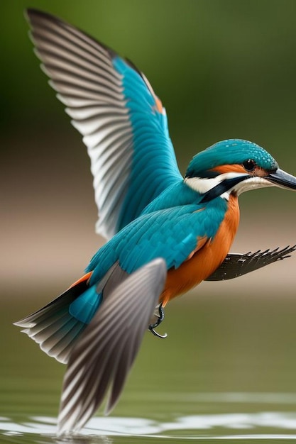 Kingfisher Alcedo est ici.