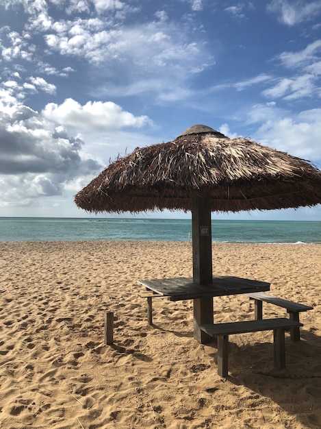 kiosque de plage plage brésilienne