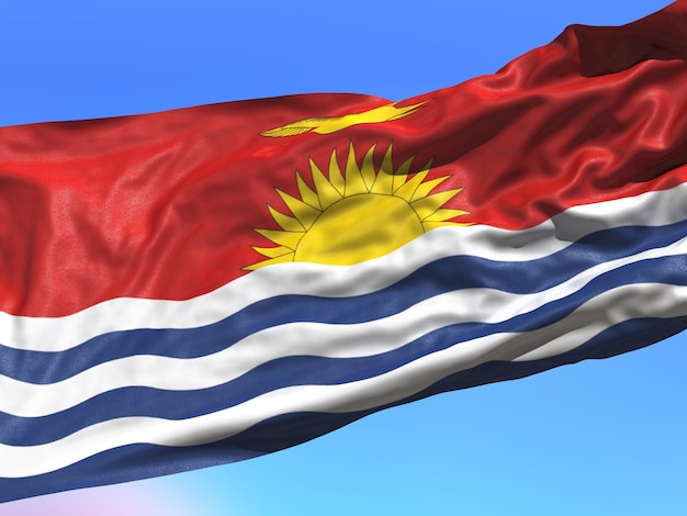 Kiribati de drapeau