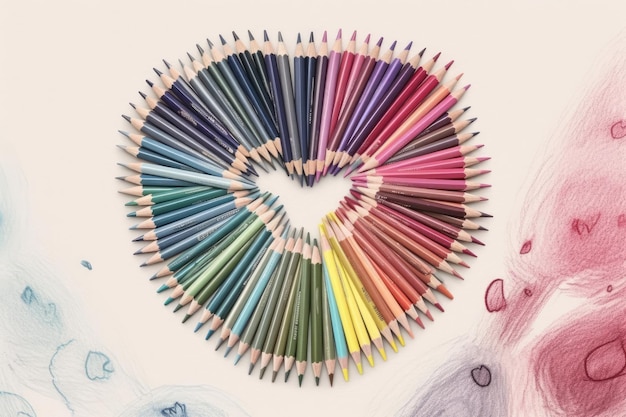 Photo kit dessin coeur 2d