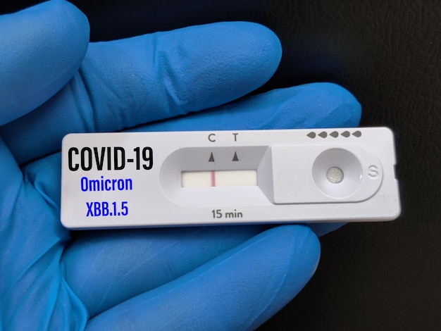 Kit de test rapide pour la nouvelle variante Omicron XBB.1.5 kraken du Sars-cov-2 ou Coronavirus