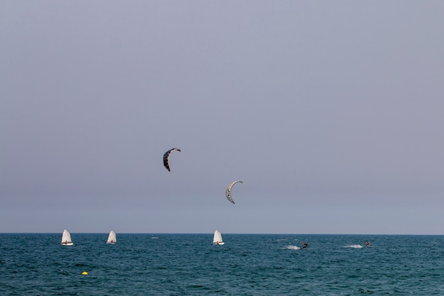 Kitesurf et voile