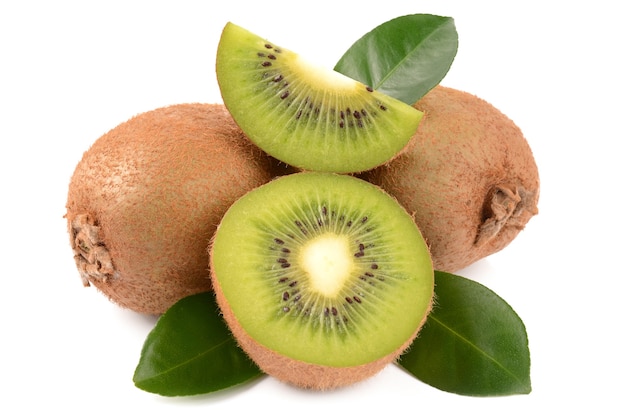 Kiwi sur un blanc