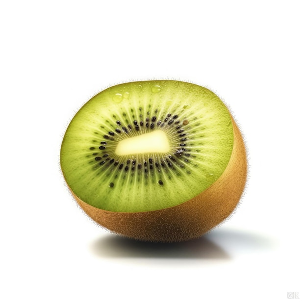 kiwi sur fond blanc