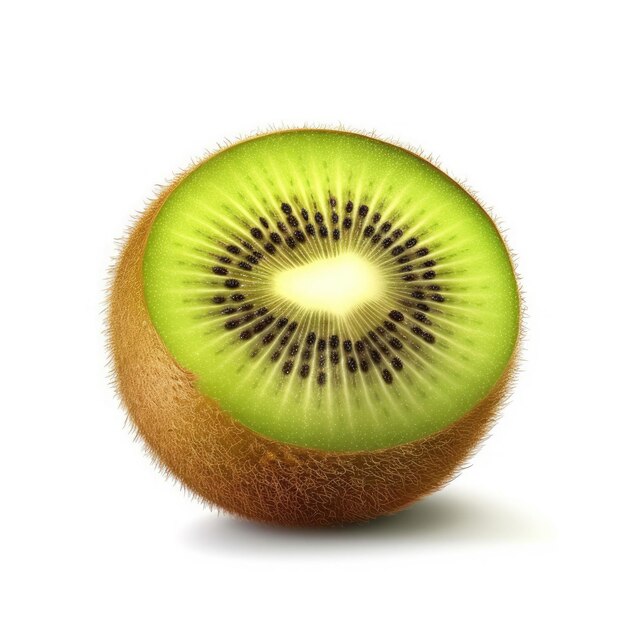 kiwi sur fond blanc