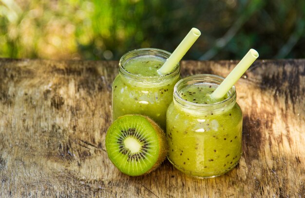 Kiwi Smoothie, boissons saines naturelles