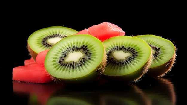 Le kiwi succulent est un fruit vibrant et riche en vitamines.