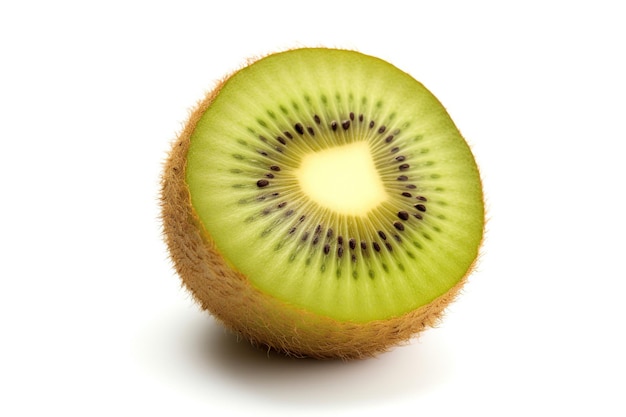 Kiwis mûrs isolés sur fond blanc