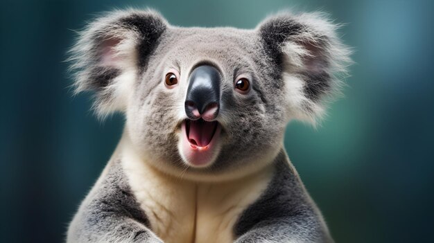 Koala amusé avec une expression charmante prêt à égayer votre journée