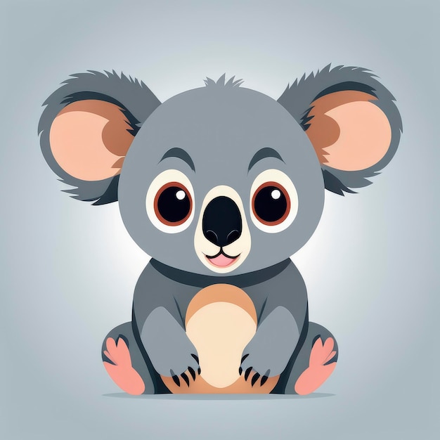 koala clipart vecteur logo icône design illustration style svg