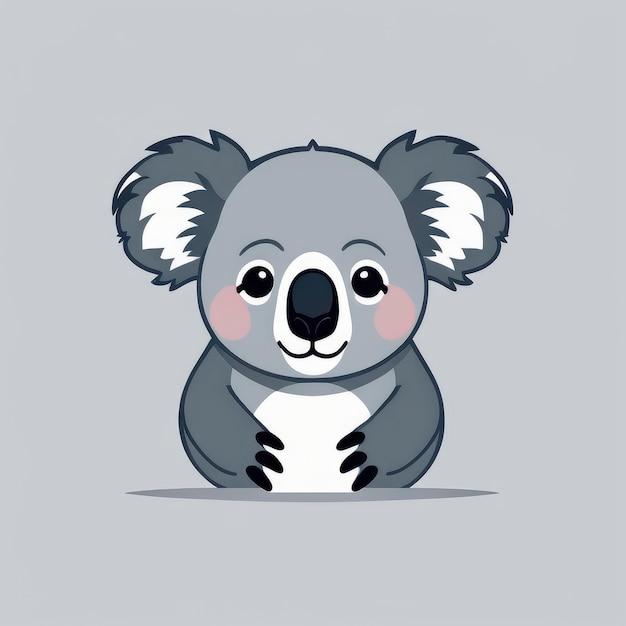 koala clipart vecteur logo icône design illustration style svg