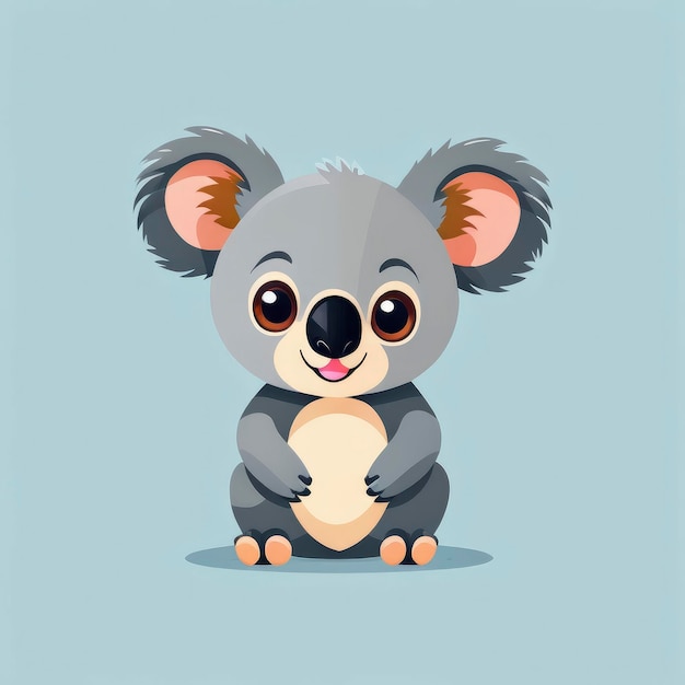 koala clipart vecteur logo icône design illustration style svg