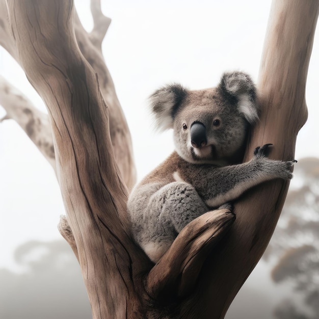 un koala dans un arbre de la jungle