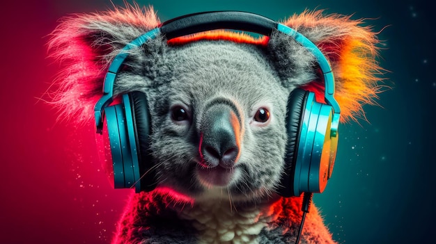 Le koala dans les écouteurs, la musique minimale, l'intelligence artificielle générative.