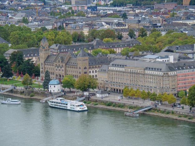 Photo koblenz sur le rhin